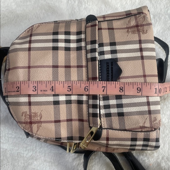 Tartan Print Mini Backpack - Picture 6 of 8